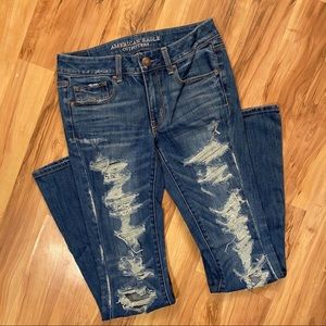 American Eagle Jeans Boho Artist Flare Size 6